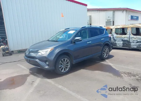 2017 Toyota Rav4 Limited/Platinum z USA, uszkodzony, nr VIN JTMYFREV9HJ706495